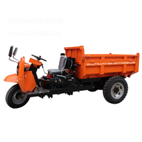 Tricycle diesel avec capacité de charge de 3 tonnes Camion léger Tricycle à trois roues