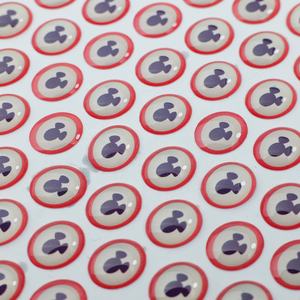 Pegatinas de Resina Epoxi 3D Personalizadas, Forma Personalizada, Purpurina, Gel Transparente, Pegatinas Decorativas de Resina en Forma de Domo, Impermeables - Product Image 3