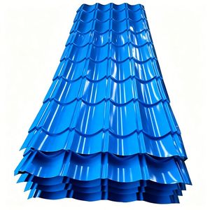 Tôle d'acier galvanisé ondulé prépeint / Tôle de métal Galvalume / Tôle de toiture en Aluzinc colorée - Prix par feuille - Product Image 5