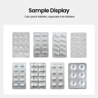 Mesin Pengemas Blister Tablet Plastik Aluminium Otomatis DPP-150E Mesin Pengemas Blister Kapsul Gel Lunak