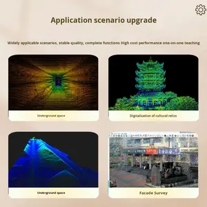 GEOSUN Gs-200G el gümüş 5W lazer tarayıcı OEM ABS malzeme kullanılan Slam üç boyutlu yüksek hassasiyetli koordinat - Product Image 4