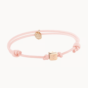 Bracelet personnalisé avec perles initiales, cube, dés, cordon, corde, acier inoxydable, baptême, première communion, cadeau <span class=keywords><strong>pour</strong></span> enfants, souvenir familial - Product Image 3