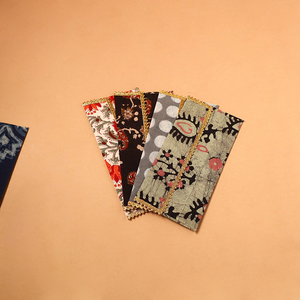 Luxury Handmade Fabric Envelope Assorted Pack of 5 Stylish Reusable Cloth Envelopes for Money Gifts and Traditional Celebrations - Product Image 2