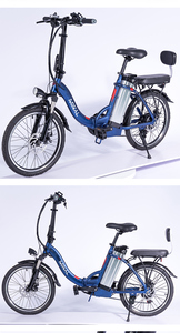 Bicicleta Eléctrica Plegable Urbana de 20 Pulgadas, 7 Velocidades, Aleación de Aluminio, Batería de Litio, Motor de Cubo Trasero, 48V 10.5Ah, Batería Dual, Freno de Disco - Product Image 4