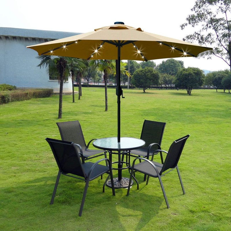 Light Brown 10ft Outdoor Patio Umbrella