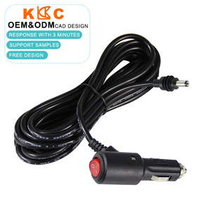 Cable de Alimentación CC Impermeable con Fusible Reemplazable de 15A y Cobre 100% Puro, Enchufe para Encendedor de Coche e Interruptor para Accesorios de Vehículos - Product Image 3