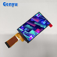Genyu 3.97 "layar GC9503 Driver 480x800 titik RGB + Antarmuka SPI 40 Pin FPC 4 inci TFT LCD modul Tampilan