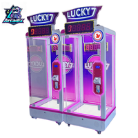 Arcadix Coin Operated Time Stop Prize Machine Lucky 7 Arcade Game Machine Gift Vending Machine for Shopping Mall Game Center