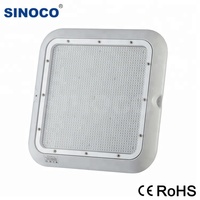 智能户外加油站/仓库IP66防水灯罩LED灯，使用寿命100000小时，90W，18000流明，120光束，Ra70
