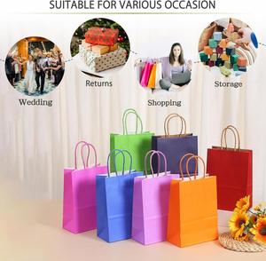 Bolsas de Compras Personalizadas de Papel Kraft Reciclable con Asa para Promoción Empresarial, Exposiciones y Comida para Llevar - Product Image 3