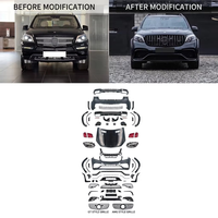 Kit de carrosserie pour Mercedes-Benz GL X166 2012-2015, pare-chocs avant et arrière style GLS63 2019, kit de conversion pour GL X166 2012-2015