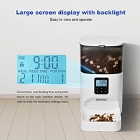 Distributeur automatique de nourriture pour chats en plastique - Utilisation en hôtel et en pension - Caméra WiFi intelligente - Surveillance - Alimentation programmée - Qualité commerciale
