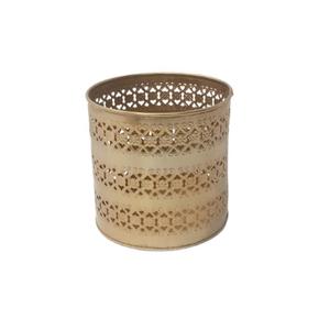 Pot de fleur en fer de forme ronde pour la maison balcon et jardin Pot de fleur jardin Patio intérieur extérieur fait à la main en vrac produit - Product Image 1