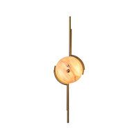 Lampe murale LED en marbre minimaliste postmoderne de luxe pour salon, chambre à coucher, éclairage de chevet