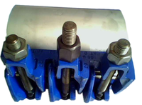 Haute pression CR-1 CR-2 tuyau de réparation pince pour la fonte en acier ciment PE PVC FRP PN16 tuyau pinces pour la réparation rapide des prix