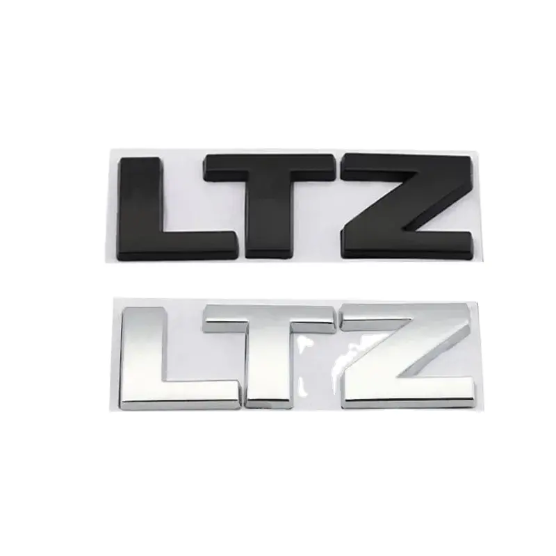 3D araba Sticker LTZ Logo amblem rozet çıkartmaları için Chevrolet Silverado Cruze Captiva Captiva Spark kıvılcım Aveo Orlando Malibu yelken