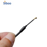 Antena FPV tipo hongo 5.8G 2.4G 5dBi 50 Ohm de fábrica OEM ODM, frecuencia personalizada, antena para dron RC, directo de fabricante