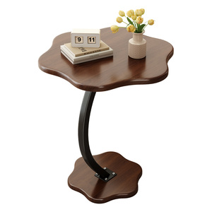 Table basse d'appoint contemporaine moderne en bois clair avec pieds en métal Home Bar Office Dining Room Park Use Kitchen Furniture - Product Image 6