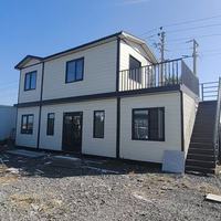 Maison préfabriquée en conteneur extensible, vente en gros en Chine, maison en conteneur pliable de 40 pieds, panneau sandwich