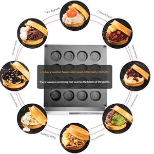 Macchina per <span class=keywords><strong>Waffle</strong></span> a Gas Commerciale con 32 Fori per Dolci a Forma di Ruota e Fagioli Rossi - Product Image 6