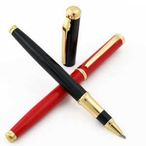 Stylo en métal personnalisé avec logo, stylo lourd avec recharge Parker, largeur d'écriture 1,0 mm, encre noire/bleue, pour cadeau - Product Image 1