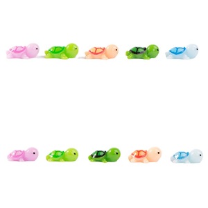 รูปปั้นเต่าทะเลเรซิ่น Dp Craft สีสันสดใส ของตกแต่งตู้ปลา สำหรับตกแต่งตู้เลี้ยงสัตว์น้ำ DIY ทำสวน - Product Image 5