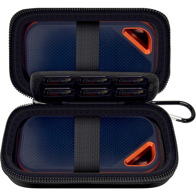Wholesale Custom Color Size Eva Hard Shell Case Portable Shockproof Waterproof Carrier for Electronic Hdd Ssd