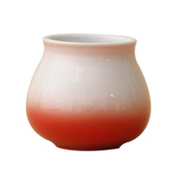 Tasse à café en céramique sous glaçure dégradée, design moderne et minimaliste, origine Chine ; Tasse de dégustation sensorielle pour l'arôme du café