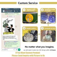 Personnalisé Vvs Moissanite Hello Kitty Pendentif Hommes Hip Hop Style Glacé 925 Argent Rond Taille Brillant Diamant Pendentif Bijoux