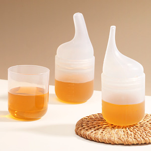 Baby Medicine Feeder <b>Silicone</b> Pacifier Type Tapered Design For 1-2 Years Old Bpa Free Multi Functional Feeding <b>Tool</b> - Product Image 1