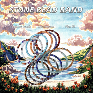 Pulsera Elástica de Cuentas de Piedra Natural de 4mm Hecha a Mano para Mujer, con Energía Curativa, Venta al Por Mayor - Product Image 2