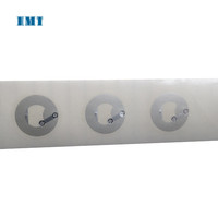 NFC 13.56MHz Mini ukuran Diameter 15mm Nfc213 pasif diri perekat RFID NFC 213 basah Inlay stiker diprogram NFC Label