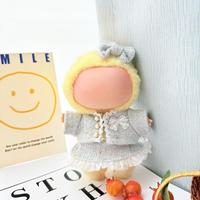 Tenue de poupée mignonne et mini avec nœud, vêtements de créateur ornés de pierres, vêtements de marque personnalisés pour Labubu