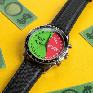 Montre ronde de couleur pastèque CILOA pour hommes, de haute qualité, élégante, étanche, cadeau de luxe léger, montre à quartz pour hommes - Product Image 4