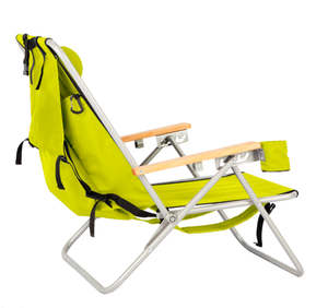 Kejie Modern Design Portable Folding <b>Beach</b> Chair in Yellow Outdoor Furniture Metal Material - Product Image 5