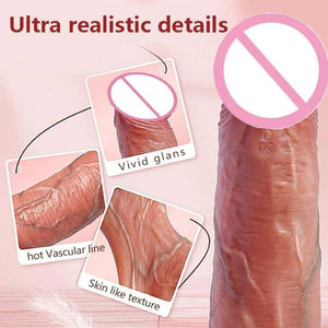 ऐप रिमोट कंट्रोल डिल्डो बढ़ाना पुरुष सेक्स खिलौने सिलिकॉन रबर ने पुरुषों के लिए यथार्थवादी बड़ा डिल्डो वाइब्रेटर - Product Image 4