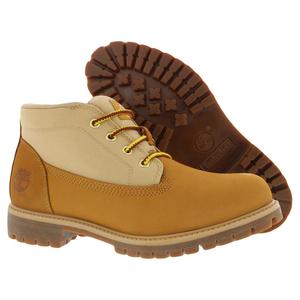 Botas Chukka Impermeables con Cordones en el Tobillo para Hombre, Color Trigo Natural, Nubuck Premium - Product Image 4