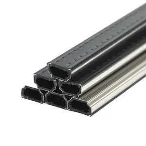 Hollow Glass Sealing PP Composite Curved Rectangle Spacer Bar Customized Color Warm Edge Butyl Spacer Bar