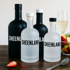 Botellas de vino hechas a medida al por mayor 200ml 375ml 500ml 750ml 1000ml con corchos para almacenar vino tinto y bebidas - Product Image 2