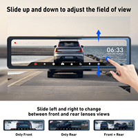 Caméra de tableau de bord ADINKAM à double objectif, caméra de voiture avec objectif Sony, résolution 4k+1080p, écran tactile Wifi, surveillance de stationnement 24h/24, enregistreur vidéo