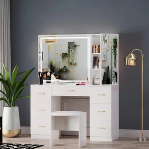 Ayna ile 100 cm soyunma tablo 100% el oyma 100 cm akıllı 10 yaşında 1 çekmece - Product Image 2