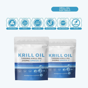 Huile de krill en gélules molles OEM Pure Health Food, riche en phospholipides, <span class=keywords><strong>oméga</strong></span> <span class=keywords><strong>3</strong></span> naturel, végétalien, soutient la santé des articulations et du cœur, adultes - Product Image 3