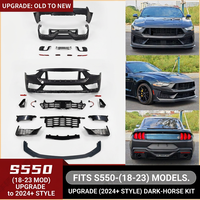 Kit carrosserie avant et arrière pour Ford Mustang S550 2018-2023, mise à niveau 2024+, style Dark Horse, kit de conversion