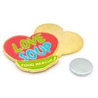 Fer à revers personnalisé en acier inoxydable de soie, badge d'impression blanc en époxy avec fermoir papillon, vente en gros