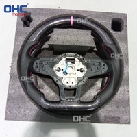 Volant personnalisé en A_lcantara/cuir perforé, véritable fibre de carbone pour VOLKSWAGEN VW MK7 MK 7.5 GOLF GTI 2013-2020