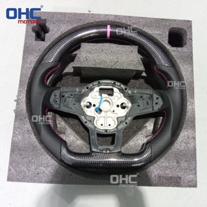 Volante Personalizado de Fibra de Carbono Real con Cuero Perforado/Alcantara para VOLKSWAGEN VW MK7 MK 7.5 GOLF <span class=keywords><strong>GTI</strong></span> 2013-2020 - Product Image 6