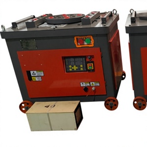 เครื่องดัดเหล็กเส้นกึ่งอัตโนมัติ CNC สำหรับเหล็กกล้าคาร์บอน ความแม่นยำสูง สำหรับงานก่อสร้าง ใช้ไฟ 220V/380V มอเตอร์ 3kW รับประกัน 1 ปี - Product Image 1
