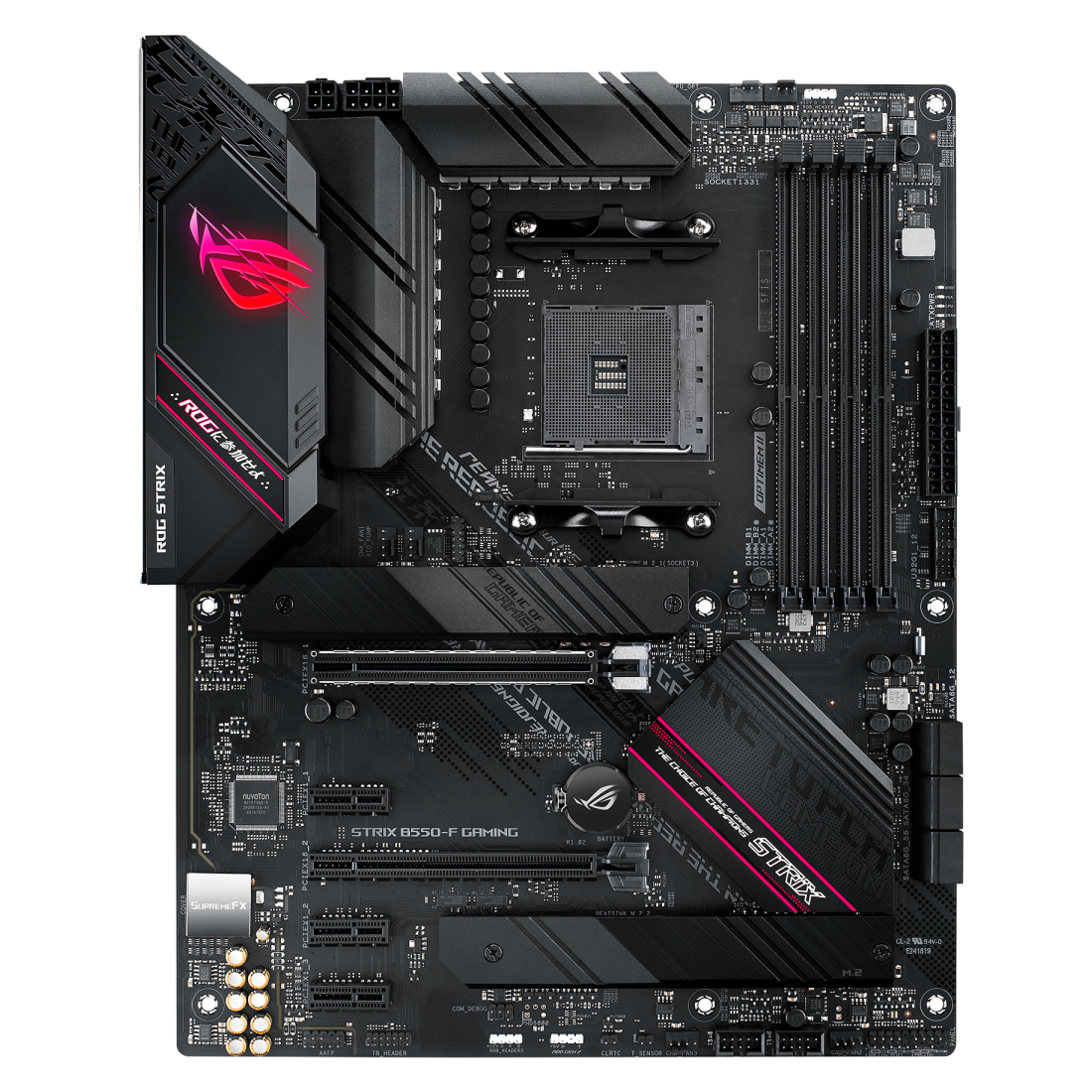 เกม B550-F ROG Strix สีดำ