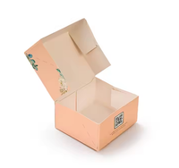 Nouveauté : Boîtes en carton biodégradable et recyclé personnalisées pour l'emballage de tiramisu, biscuits et desserts, avec doublure en éponge, en gros