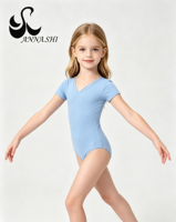 Costume de danse en paillettes argentées jaunes, justaucorps de danse classique pour filles